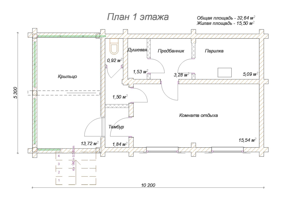 Проект бани проект 15